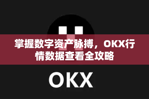 掌握数字资产脉搏,OKX行情数据查看全攻略 掌握数字资产脉搏,OKX行情数据查看全攻略