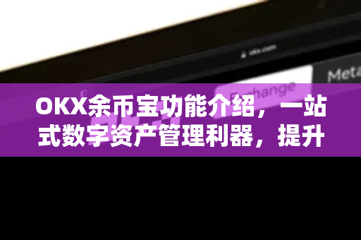 OKX余币宝功能介绍，一站式数字资产管理利器，提升闲置资产收益