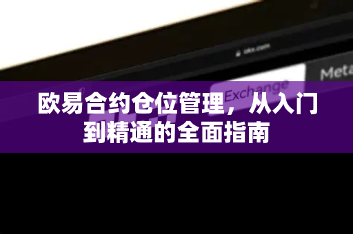 欧易合约仓位管理，从入门到精通的全面指南
