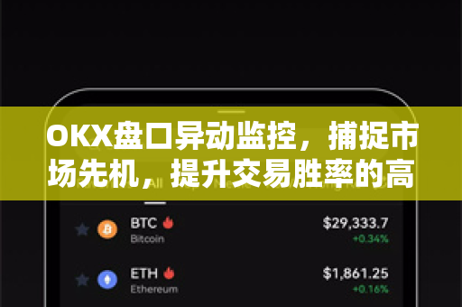 OKX盘口异动监控，捕捉市场先机，提升交易胜率的高级技巧